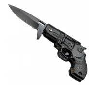 Складной нож с рукояткой в форме револьвера Browning 