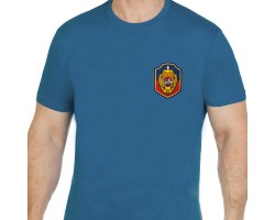 Строгая мужская футболка с вышивкой Уголовный Розыск