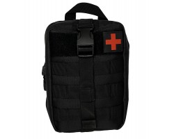 Тактическая сумка-аптечка полиции и спецназа (черная)