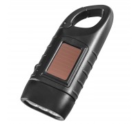 Тактический фонарь спецназа Dynamo Solar Tac Flashlight Black