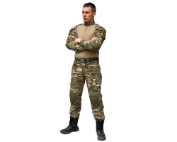 Тактический костюм с комплектом защиты (мультикам)