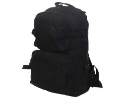 Вместительный тактический рюкзак черного цвета (30 л)