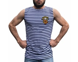 Тельняшка в темно-синюю полоску - 