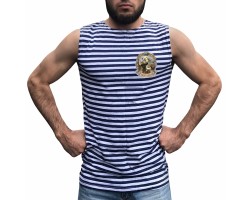 Тельняшка в сине-белую полоску 