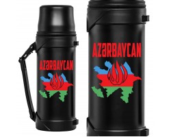 Термос с принтом 