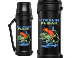 Термос с принтом 