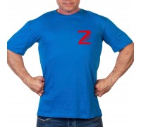 Васильковая футболка Z 