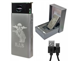 Электронная USB-зажигалка ВДВ в подарочной коробке №6