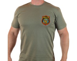 Мужская военная футболка с вышивкой АФГАН.