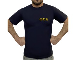 Вышитая футболка ФСБ