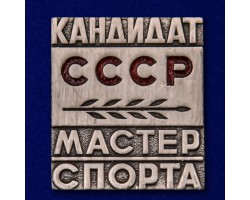 Знак Кандидат в Мастера спорта СССР №493