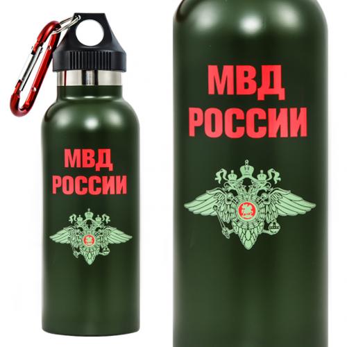 Термос бутылка "МВД"