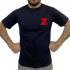 Тёмно-синяя футболка с трансфером "Z"