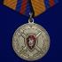 Медаль "За заслуги в обеспечении законности и правопорядка" на подставке