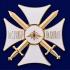 Орден "За службу на Кавказе" (белый) на подставке