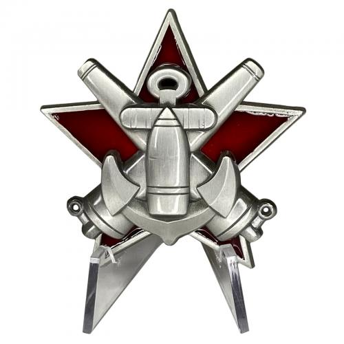 Знак "За отличную морскую боевую подготовку" на подставке