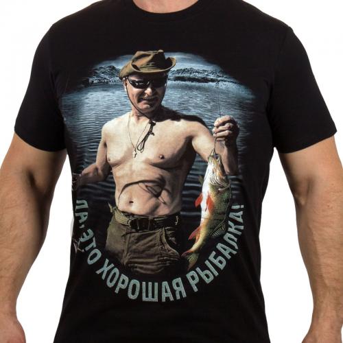 Мужская футболка с Путиным