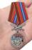 Медаль "За службу в Ошском пограничном отряде" на подставке