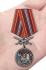Медаль "За службу в Тахта-Базарском пограничном отряде" на подставке