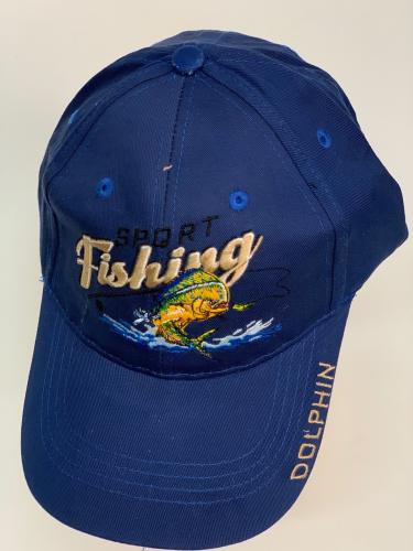 Бейсболка Sport fishing темно-синего цвета