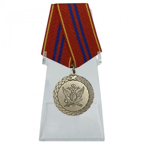 Медаль "За службу" 2 степени на подставке