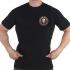 Чёрная футболка с термотрансфером "Группа Вагнер"