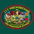 Зелёная футболка "117 Московский пограничный отряд"