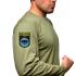 Мужская футболка с длинным рукавом с термоаппликацией Военная разведка