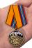 Медаль "Спецназ ГРУ" в наградном футляре с удостоверением