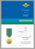 Латунная медаль "За службу в 37 ДШБр" ВДВ Казахстана