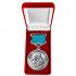 Медаль "Храни Господь мужей любимых" жене участника СВО в бархатистом футляре