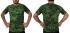 Мужская камуфляжная футболка "Зелёная цифра"