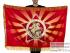 Двусторонний флаг "Бессмертный полк России" с бахромой