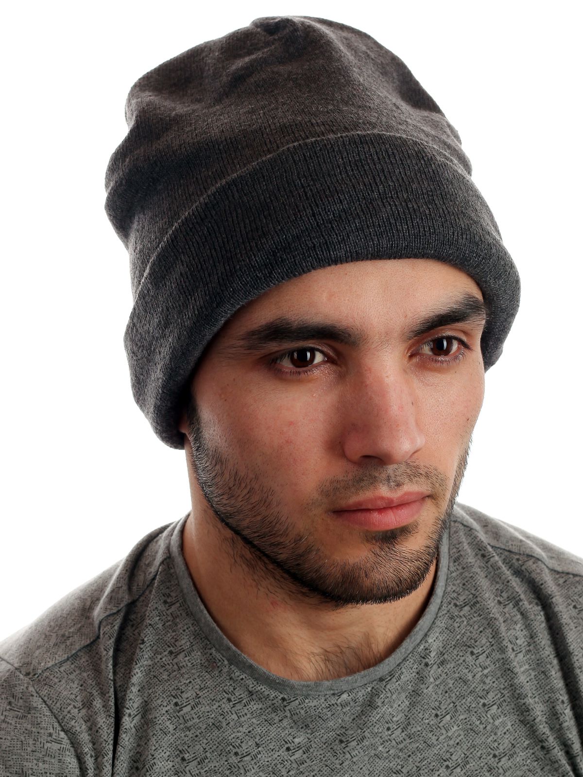 Модные вязаные шапки для мужчин