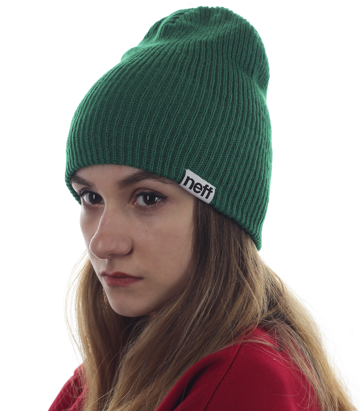 Зеленая женская шапка